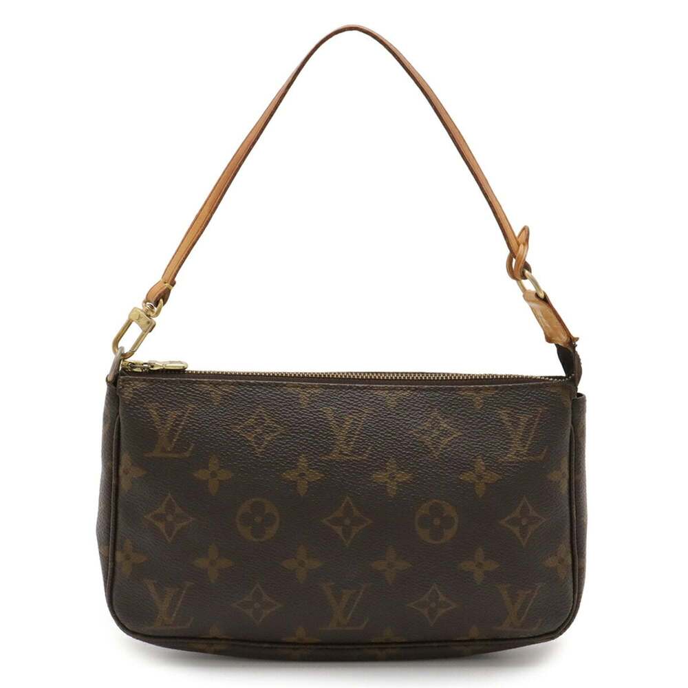 LOUIS VUITTON Authentic Brown Monogram Pochette Pouch - Picture 2 of 10
